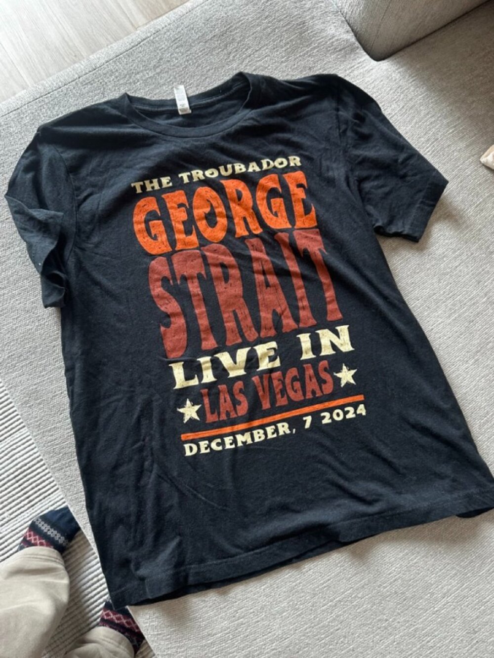 George Strait Live in Las Vegas 2024 graphic tee